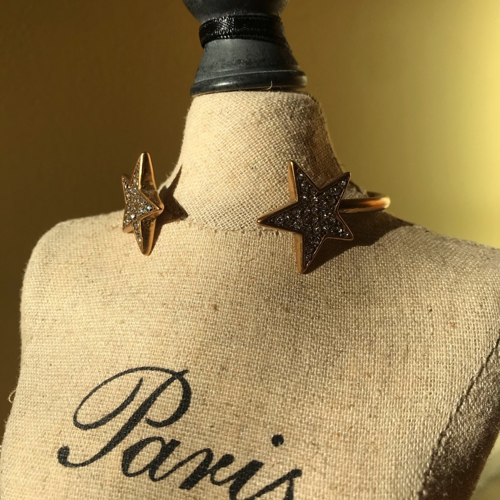 J. Crew Gold starry bracelet